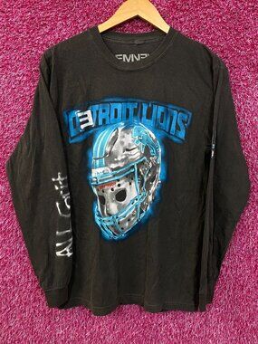Eminem x Detroit Lions All Grit Long Sleeve T-shirt Medium